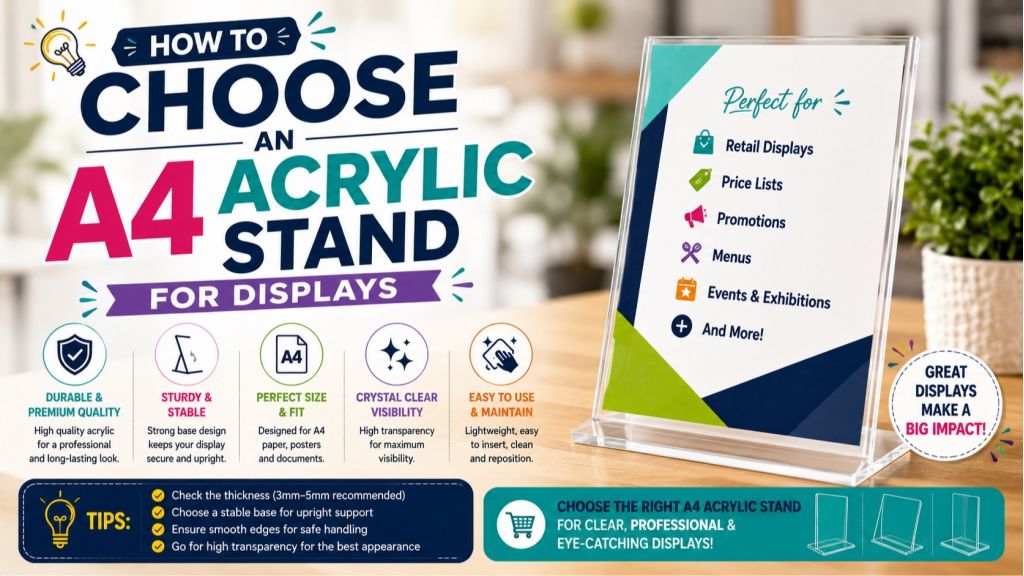 How to Choose an A4 Acrylic Stand for Displays