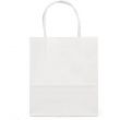 10-Pcs Paper Bags 9.9x4.5x2.3 inch White