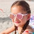 Cleo - Baby Pink Mirrored Kids Sunglasses