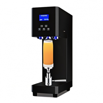 MX-01 can sealer machine for plastic and aluminum beverage cans used in juice shops and cafes