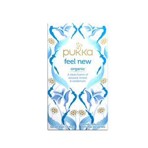 Pukka - Feel New, Organic Herbal Tea With Aniseed, Fennel & Cardamom, 20 Tea Bags