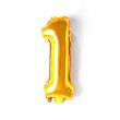 Number 1 Gold Foil Balloon 16inch