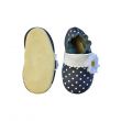 Rose et Chocolat Classic Shoes Polka Dot Daisy Navy