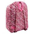 Hello Kitty Texture Zip Closure Backpack, School Bag, Pink