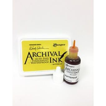 Archival Ink&trade; Pad Re-Inker Buttercup