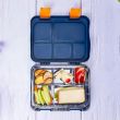 Eazy Kids 5 & 4 Convertible Bento Lunch Box wt Sandwich Cutter Set