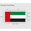 UAE FLag Size