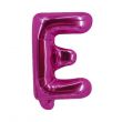 Alphabetic E Letter Foil Balloon -Pink