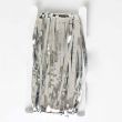 Pack Of 2 Metallic Silver Foil Curtain