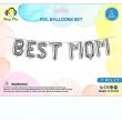 16inches Silver Best Mom Foil Balloons Set