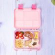 Eazy Kids 5 & 4 Convertible Bento Lunch Box wt Sandwich Cutter Set