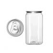 210ml Plastic Cans with Aluminum Lid,