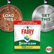 Fairy 1 Step Clean Automatic Dishwasher Tablets, Lemon Scent, 112 Tablets