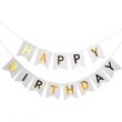 5-Piece Confetti Balloon Happy Birthday Wall Banner