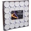 50-Piece Tea Light Candle Set White