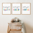 Set Of 3 Wall Art Prints - Rules