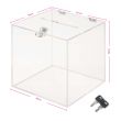 Acrylic Donation Box with Lock 50 cm