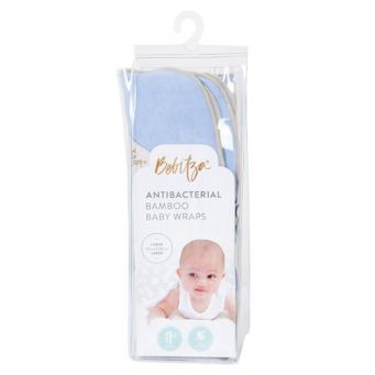 Bebitza Antibacterial Baby Wrap - Blue