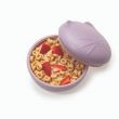 Melii - Silicone Bowl with Lid 350 ml Purple Cat