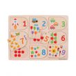 Picture and Number Matching Puzzle