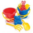 Beach Bucket & Spade Set (Blue & Yellow)