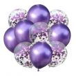 10-Piece Purple Birthday Party Decoration Balloons Set