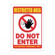 Do Not Enter Sign Board