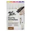 Mont Marte Dual Tip Alchohol Art Marker 12Pcs