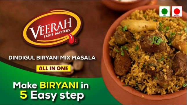 5 Easy Steps to make Delicious Veera Dindigul Biriyani at Home
