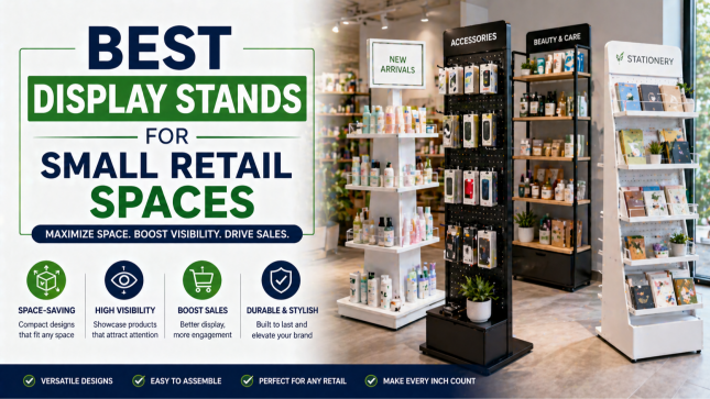 Best Display Stands for Small Retail Spaces