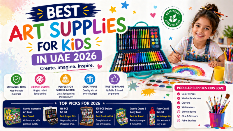 Best Art Supplies for Kids in UAE 2026