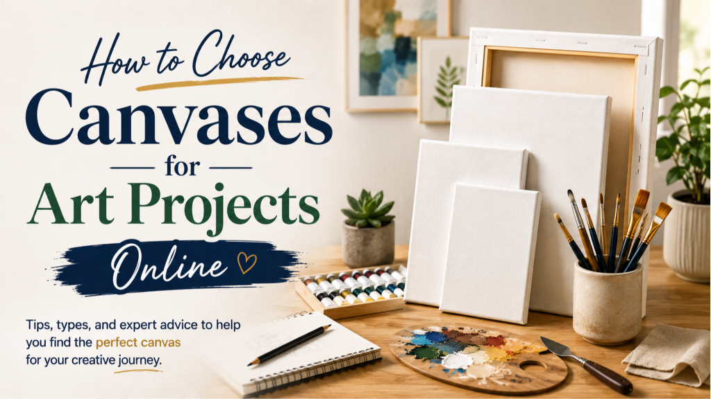 How to Choose Canvases for Art Projects Online