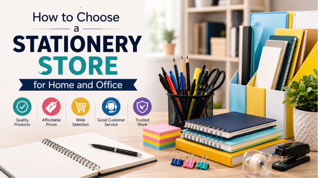 How to Choose a Stationery Store for Home and Office