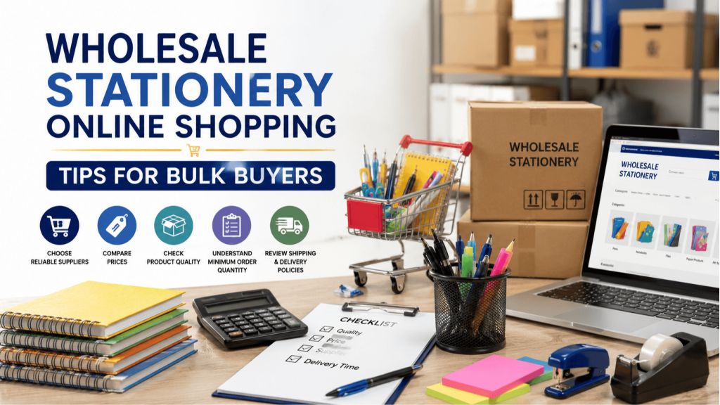 Wholesale Stationery Online Shopping Tips for Bulk Buyers