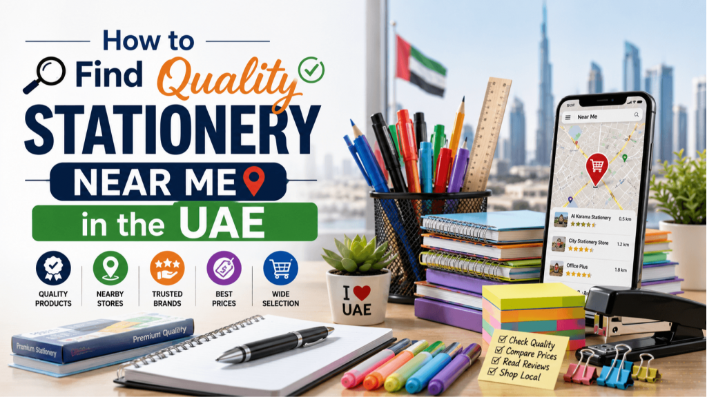 How to Find Quality Stationery Near Me in the UAE