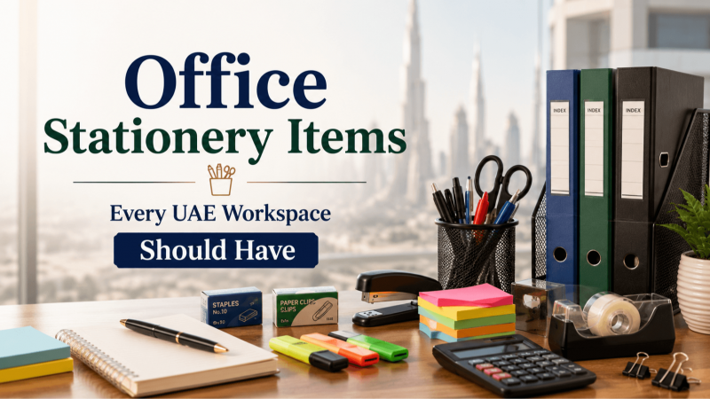 Office Stationery Items Every UAE Workspace Should Have