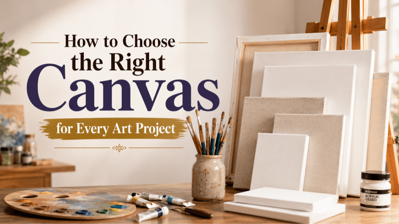 How to Choose the Right Canvas for Every Art Project