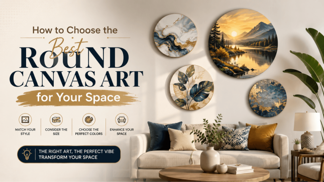 How to Choose the Best Round Canvas Art for Your Space