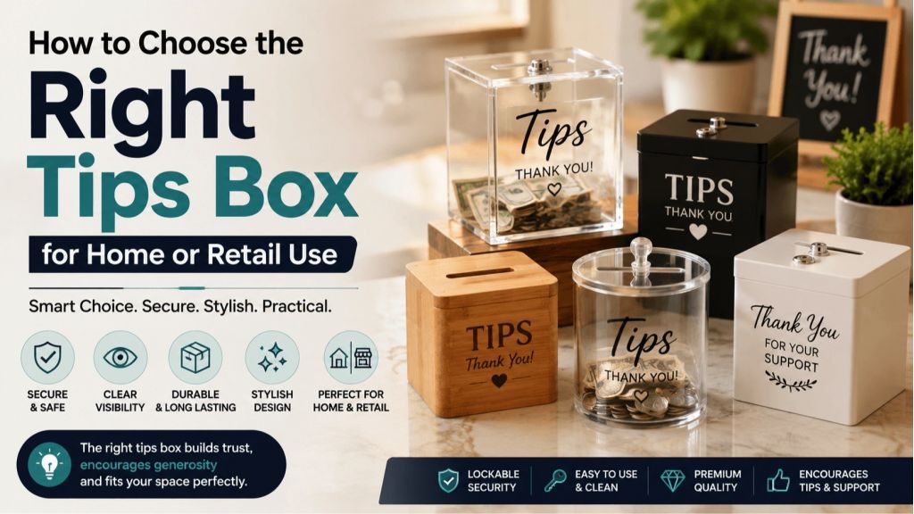 How to Choose the Right Tips Box for Home or Retail Use