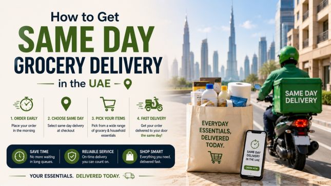 How to Get Same Day Grocery Delivery in the UAE