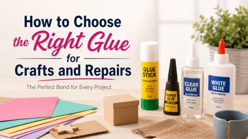 How to Choose the Right Glue for Crafts and Repairs
