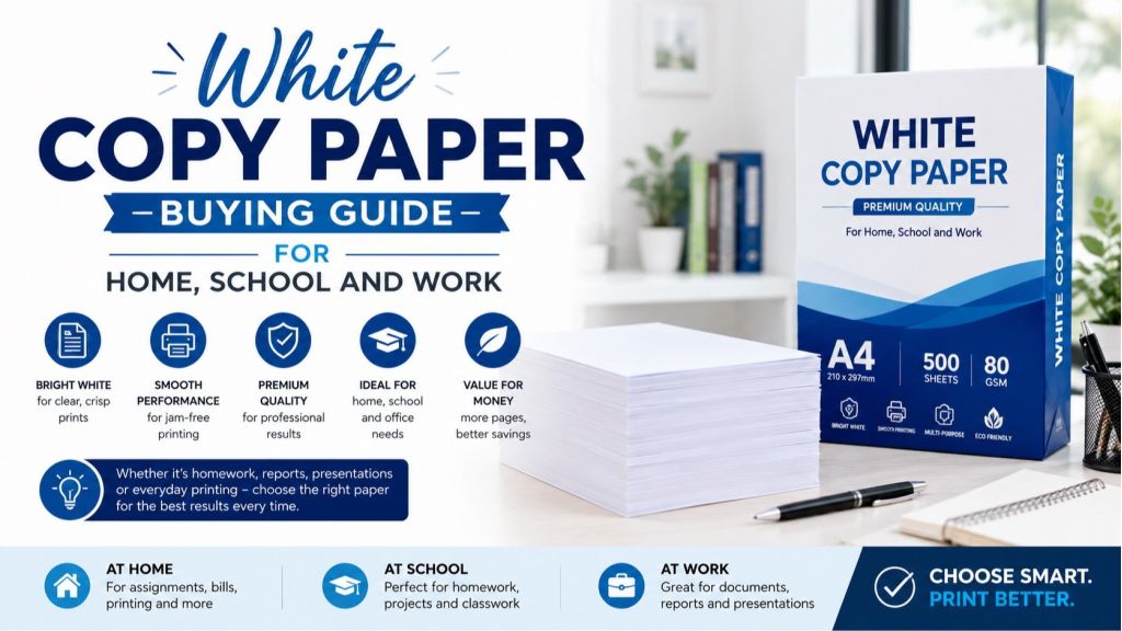 White Copy Paper Buying Guide for Home, School and Work