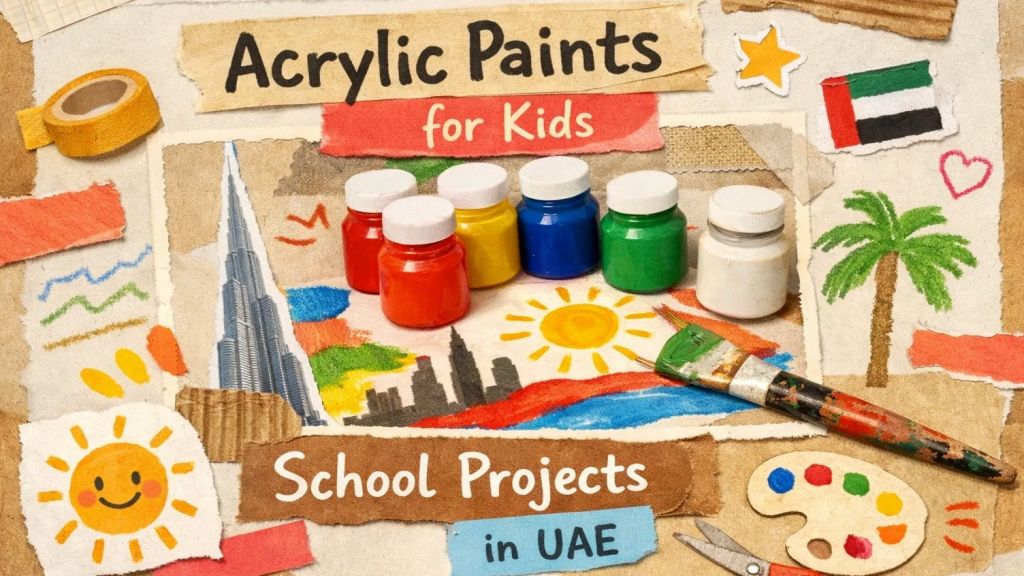 Best Acrylic Paints for Kids' School Projects UAE