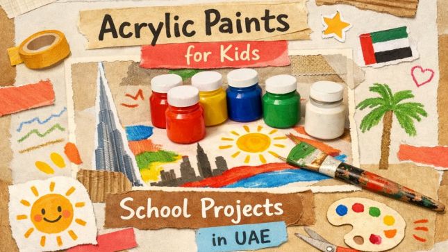 Best Acrylic Paints for Kids' School Projects UAE