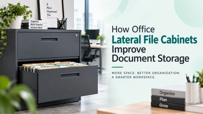 How Office Lateral File Cabinets Improve Document Storage