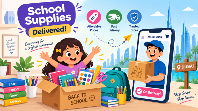 Affordable School Supplies Online with Delivery in Dubai