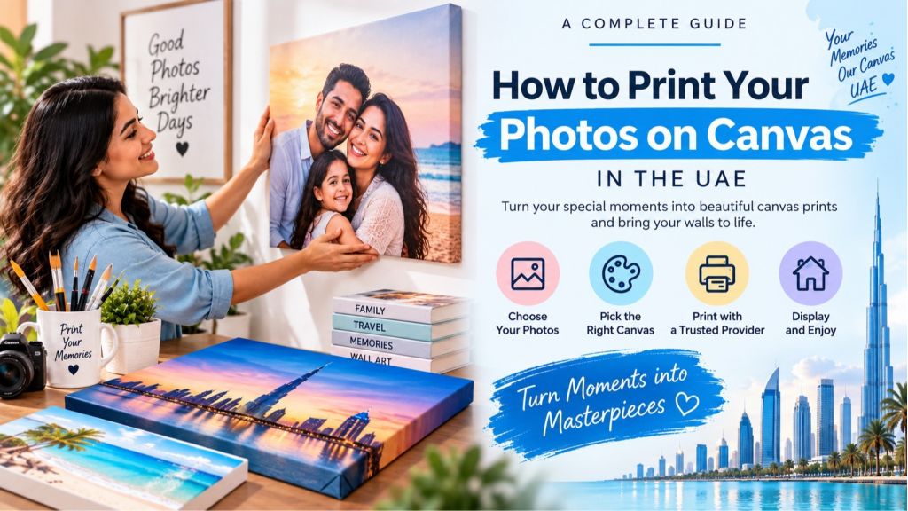 How to Print Your Photos on Canvas in the UAE