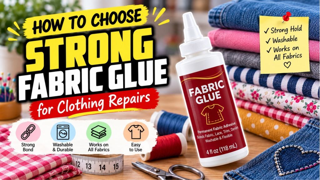 How to Choose Strong Fabric Glue for Clothing Repairs