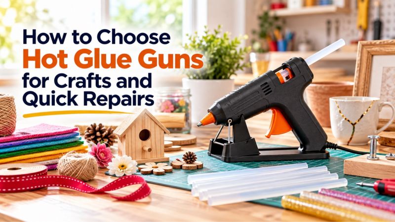 How to Choose Hot Glue Guns for Crafts and Quick Repairs