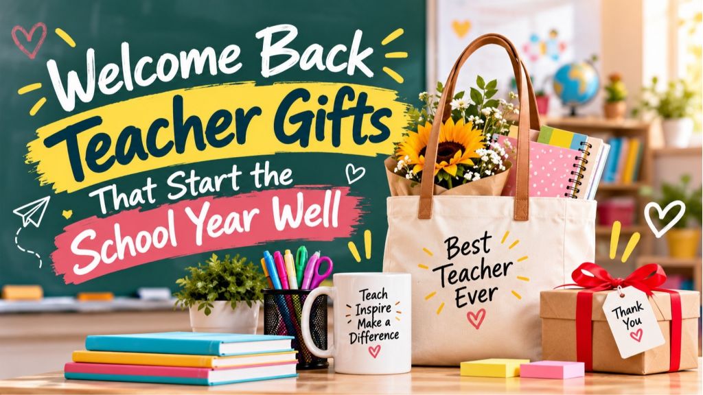 Welcome Back Teacher Gifts That Start the School Year Well